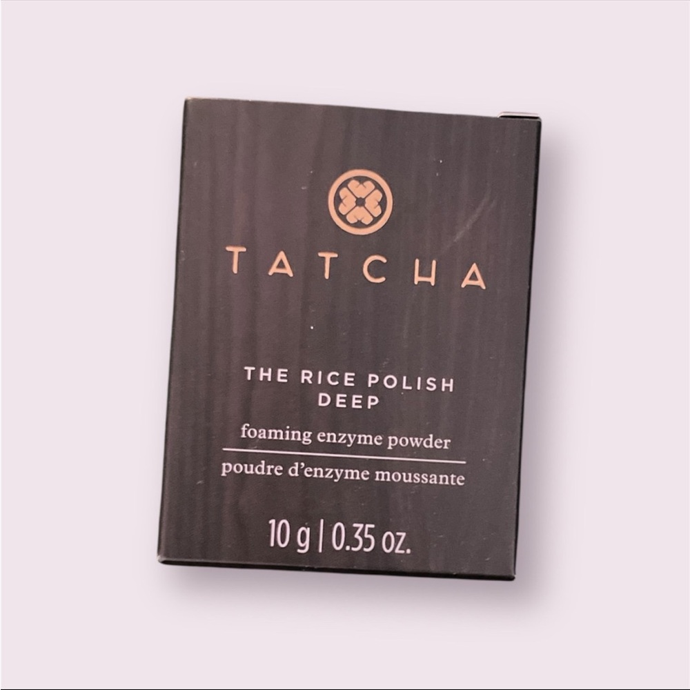 Tatcha Rice Polish Enzyme Powder in Black and Gold